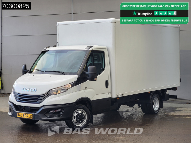Iveco Daily 35C16 Laadklep Dubbellucht 160PK Bakwagen Airco Euro6 Meubelbak Koffer Airco - شاحنة بصندوق مغلق: صورة 1 Iveco Daily 35C16 Laadklep Dubbellucht 160PK Bakwagen Airco Euro6 Meubelbak Koffer Airco - شاحنة بصندوق مغلق: صورة 1