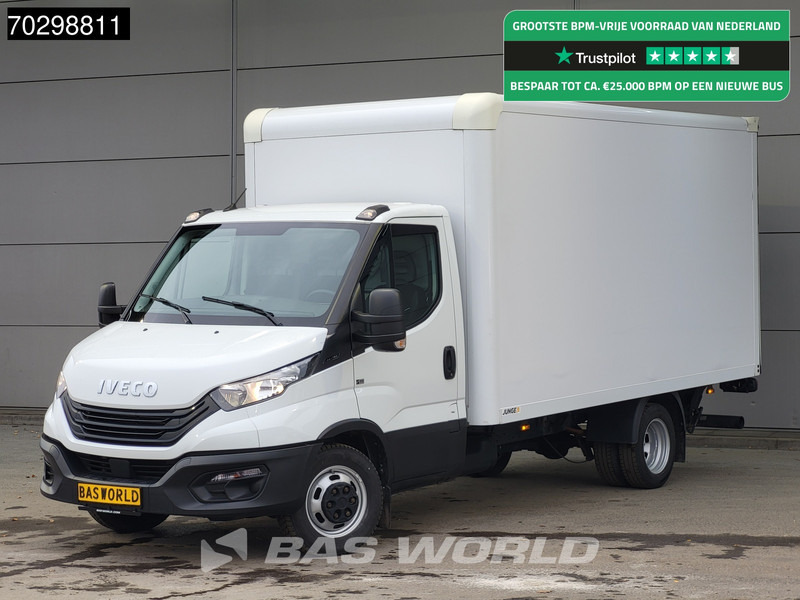 Iveco Daily 35C16 Laadklep Dubbellucht Bakwagen 160PK Airco Euro6 Meubelbak Koffer Airco - شاحنة بصندوق مغلق: صورة 1 Iveco Daily 35C16 Laadklep Dubbellucht Bakwagen 160PK Airco Euro6 Meubelbak Koffer Airco - شاحنة بصندوق مغلق: صورة 1