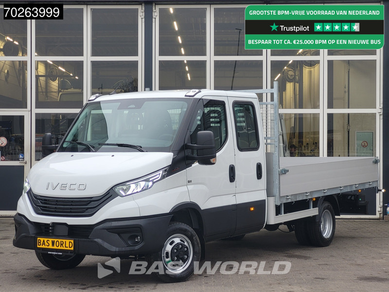 Iveco Daily 35C18 3.0 180PK Nwe model 2025 NL Open laadbak Dubbel Cabine Navi Camera Cruise LED 3,5T Trekvermogen Pritsche Pickup 3m3 Airco - شاحنة توصيل مفتوحة: صورة 1 Iveco Daily 35C18 3.0 180PK Nwe model 2025 NL Open laadbak Dubbel Cabine Navi Camera Cruise LED 3,5T Trekvermogen Pritsche Pickup 3m3 Airco - شاحنة توصيل مفتوحة: صورة 1