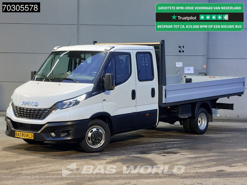 Iveco Daily 35C18 3.0L Automaat Dubbel Cabine Open Laadbak Dubbellucht LED Airco Cruise Euro6 Pritsche Pickup Airco Cruise control - شاحنة توصيل مفتوحة: صورة 1 Iveco Daily 35C18 3.0L Automaat Dubbel Cabine Open Laadbak Dubbellucht LED Airco Cruise Euro6 Pritsche Pickup Airco Cruise control - شاحنة توصيل مفتوحة: صورة 1