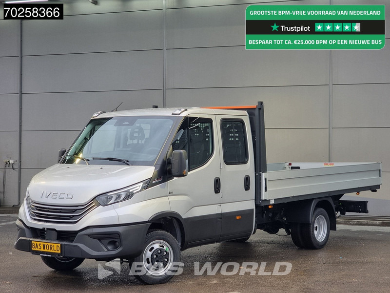 Iveco Daily 35C21 3.0L Automaat 210PK 2025-Model Open laadbak Dubbel Cabine Dubbellucht CarPlay ACC LED 3,5T Trekvermogen Euro6 Pritsche Pic - شاحنة توصيل مفتوحة: صورة 1 Iveco Daily 35C21 3.0L Automaat 210PK 2025-Model Open laadbak Dubbel Cabine Dubbellucht CarPlay ACC LED 3,5T Trekvermogen Euro6 Pritsche Pic - شاحنة توصيل مفتوحة: صورة 1