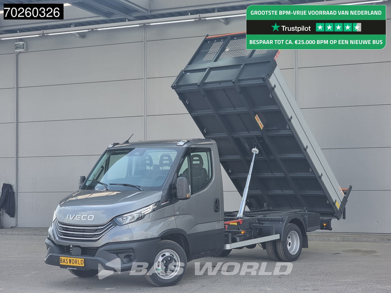 Iveco Daily 35C21 3.0L Automaat 210PK Open Laadbak Dubbellucht 2025-Model 3,5T Trekvermogen LED ACC Airco CarPlay Euro6 Tipper Benne Kieper - قلاب صغير: صورة 1 Iveco Daily 35C21 3.0L Automaat 210PK Open Laadbak Dubbellucht 2025-Model 3,5T Trekvermogen LED ACC Airco CarPlay Euro6 Tipper Benne Kieper - قلاب صغير: صورة 1
