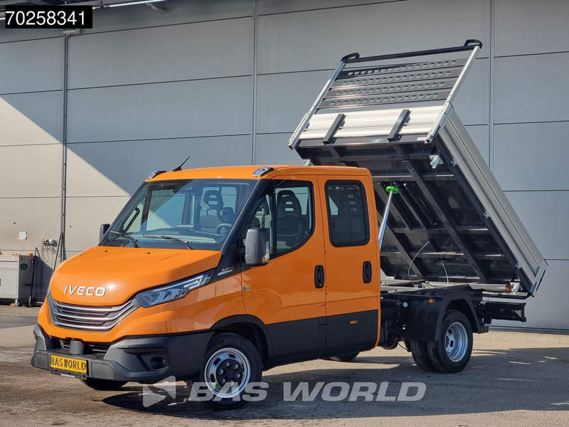 Iveco Daily 35C21 3-Zijdige Kipper Dubbel Cabine 210PK 3.0L Dubbellucht 3,5t Trekhaak ACC Airco LED Camera CarPlay Euro6 Tipper Benne Kieper - قلاب صغير: صورة 5 Iveco Daily 35C21 3-Zijdige Kipper Dubbel Cabine 210PK 3.0L Dubbellucht 3,5t Trekhaak ACC Airco LED Camera CarPlay Euro6 Tipper Benne Kieper - قلاب صغير: صورة 5