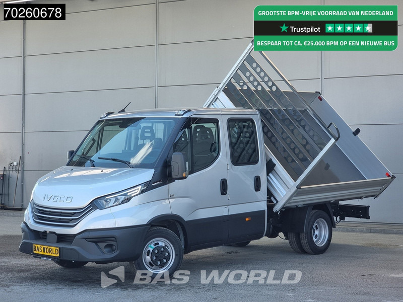 Iveco Daily 35C21 3 zijdige Kipper Dubbel Cabine 210PK 3.0L Dubbellucht Airco Cruise LED Camera Tipper Benne Kieper 2m3 Airco - قلاب صغير: صورة 1 Iveco Daily 35C21 3 zijdige Kipper Dubbel Cabine 210PK 3.0L Dubbellucht Airco Cruise LED Camera Tipper Benne Kieper 2m3 Airco - قلاب صغير: صورة 1