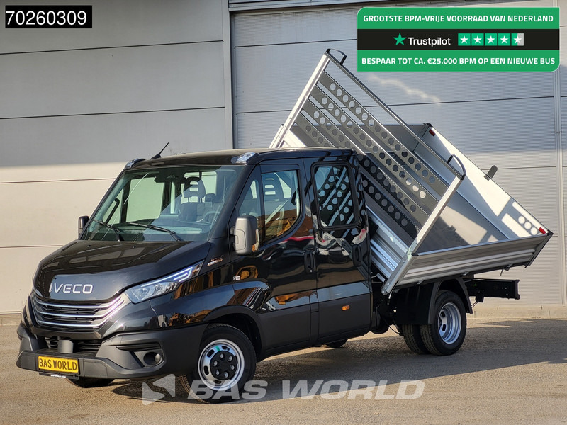 Iveco Daily 35C21 3 zijdige Kipper Dubbel Cabine 210PK 3.0L Dubbellucht Airco Cruise LED Camera Tipper Benne Kieper 2m3 Airco - قلاب صغير: صورة 1 Iveco Daily 35C21 3 zijdige Kipper Dubbel Cabine 210PK 3.0L Dubbellucht Airco Cruise LED Camera Tipper Benne Kieper 2m3 Airco - قلاب صغير: صورة 1