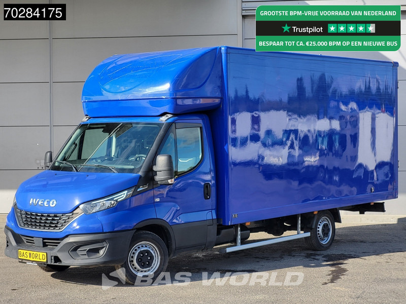 Iveco Daily 35S14 Automaat Bakwagen Achterdeuren 488cm lang! Airco Cruise Euro6 Meubelbak Koffer 23m3 Airco Cruise control - شاحنة بصندوق مغلق: صورة 1 Iveco Daily 35S14 Automaat Bakwagen Achterdeuren 488cm lang! Airco Cruise Euro6 Meubelbak Koffer 23m3 Airco Cruise control - شاحنة بصندوق مغلق: صورة 1