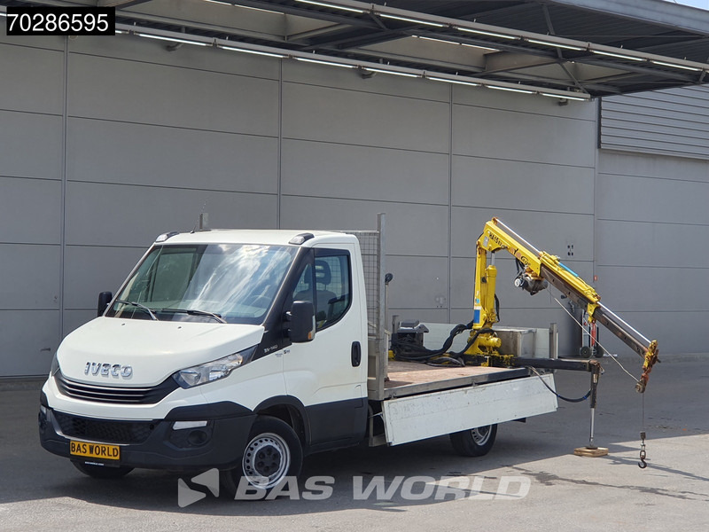Iveco Daily 35S14 Kraanwagen Open Laadbak Hyva HA15 Euro6 3,5t Trekhaak Crane Kranwagen Kraan Pritsche Pickup Open Box Trekhaak - شاحنة توصيل مفتوحة: صورة 5 Iveco Daily 35S14 Kraanwagen Open Laadbak Hyva HA15 Euro6 3,5t Trekhaak Crane Kranwagen Kraan Pritsche Pickup Open Box Trekhaak - شاحنة توصيل مفتوحة: صورة 5