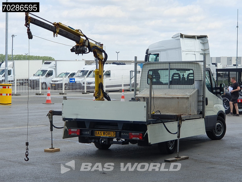 Iveco Daily 35S14 Kraanwagen Open Laadbak Hyva HA15 Euro6 3,5t Trekhaak Crane Kranwagen Kraan Pritsche Pickup Open Box Trekhaak - شاحنة توصيل مفتوحة: صورة 3 Iveco Daily 35S14 Kraanwagen Open Laadbak Hyva HA15 Euro6 3,5t Trekhaak Crane Kranwagen Kraan Pritsche Pickup Open Box Trekhaak - شاحنة توصيل مفتوحة: صورة 3