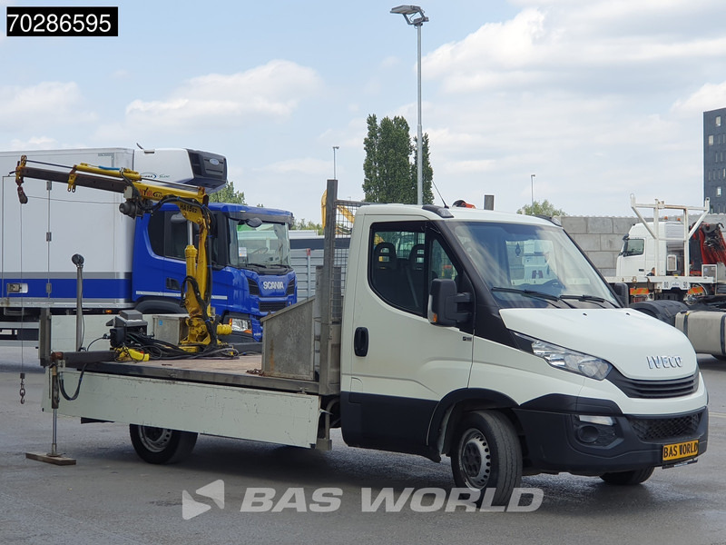 Iveco Daily 35S14 Kraanwagen Open Laadbak Hyva HA15 Euro6 3,5t Trekhaak Crane Kranwagen Kraan Pritsche Pickup Open Box Trekhaak - شاحنة توصيل مفتوحة: صورة 2 Iveco Daily 35S14 Kraanwagen Open Laadbak Hyva HA15 Euro6 3,5t Trekhaak Crane Kranwagen Kraan Pritsche Pickup Open Box Trekhaak - شاحنة توصيل مفتوحة: صورة 2