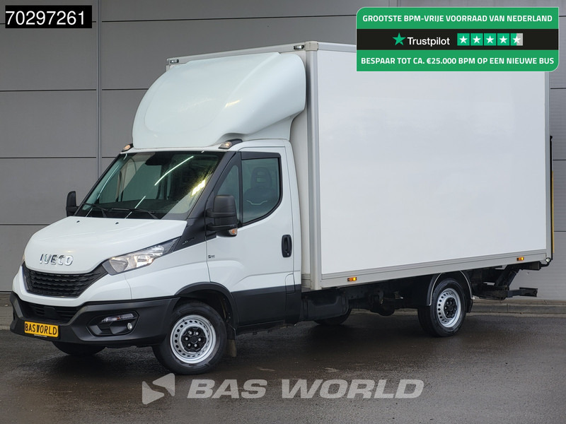 Iveco Daily 35S14 Laadklep Zijdeur Bakwagen Airco Cruise Standkachel Euro6 Meubelbak Koffer Airco Cruise control - شاحنة بصندوق مغلق: صورة 1 Iveco Daily 35S14 Laadklep Zijdeur Bakwagen Airco Cruise Standkachel Euro6 Meubelbak Koffer Airco Cruise control - شاحنة بصندوق مغلق: صورة 1