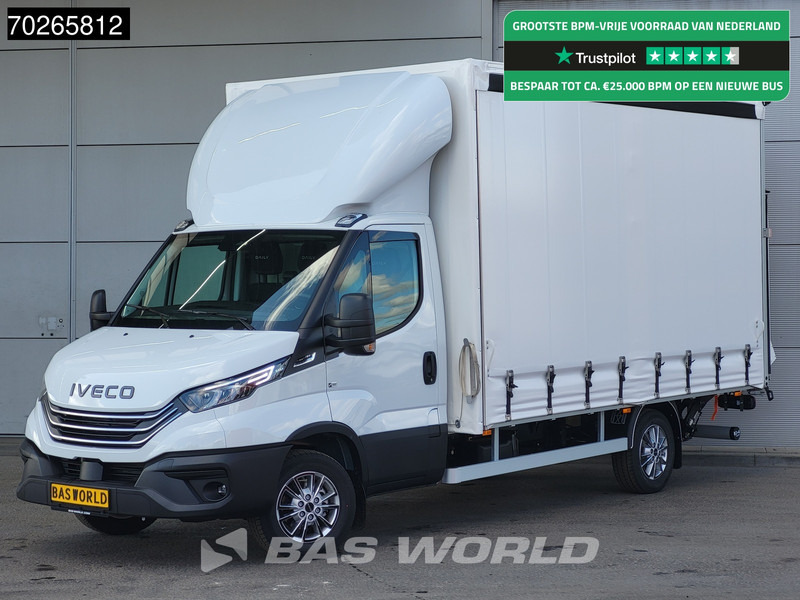 Iveco Daily 35S16 Automaat Schuifzeil Laadklep CarPlay Camera Velgen Cruise Airco Schuifzeilen Bakwagen Zeilen Meubelbak Koffer Airco Cruise - شاحنة مغلقة بستائر جانبية: صورة 1 Iveco Daily 35S16 Automaat Schuifzeil Laadklep CarPlay Camera Velgen Cruise Airco Schuifzeilen Bakwagen Zeilen Meubelbak Koffer Airco Cruise - شاحنة مغلقة بستائر جانبية: صورة 1