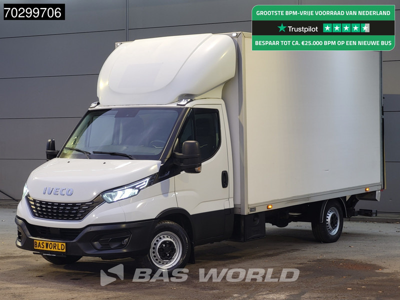 Iveco Daily 35S16 Laadklep Automaat Zijdeur Bakwagen 160PK LED Navi Airco Cruise Camera Standkachel Euro6 Meubelbak Koffer Airco - شاحنة بصندوق مغلق: صورة 1 Iveco Daily 35S16 Laadklep Automaat Zijdeur Bakwagen 160PK LED Navi Airco Cruise Camera Standkachel Euro6 Meubelbak Koffer Airco - شاحنة بصندوق مغلق: صورة 1