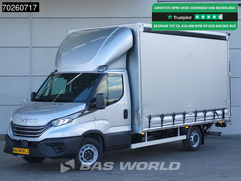 Iveco Daily 35S21 3.0L 210PK Automaat Schuifzeilen Laadklep ACC LED CarPlay Euro6 Schuifzeil Zeilen Koffer Meubelbak Bakwagen Airco - شاحنة مغلقة بستائر جانبية: صورة 1 Iveco Daily 35S21 3.0L 210PK Automaat Schuifzeilen Laadklep ACC LED CarPlay Euro6 Schuifzeil Zeilen Koffer Meubelbak Bakwagen Airco - شاحنة مغلقة بستائر جانبية: صورة 1