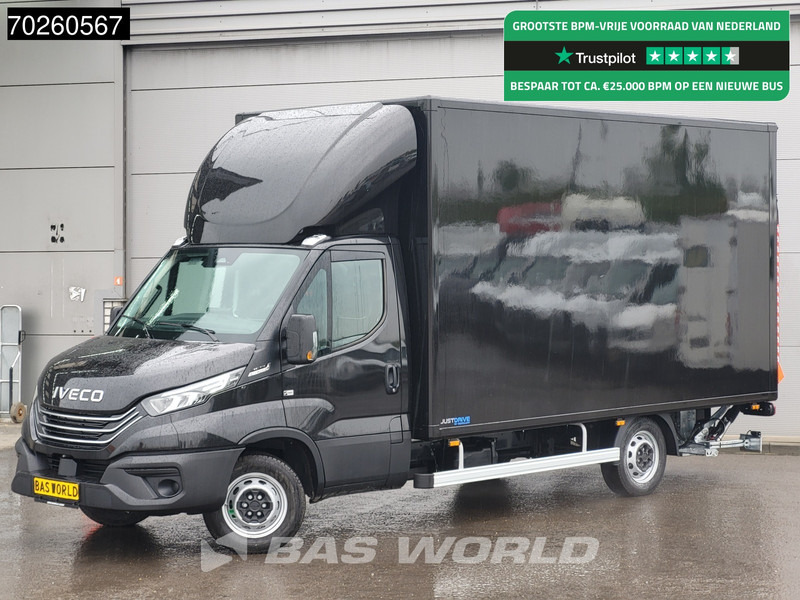 Iveco Daily 35S21 Automaat Lat om lat Dhollandia laadklep Bakwagen ACC LED Meubelbak Koffer 21m3 Airco - شاحنة بصندوق مغلق: صورة 1 Iveco Daily 35S21 Automaat Lat om lat Dhollandia laadklep Bakwagen ACC LED Meubelbak Koffer 21m3 Airco - شاحنة بصندوق مغلق: صورة 1