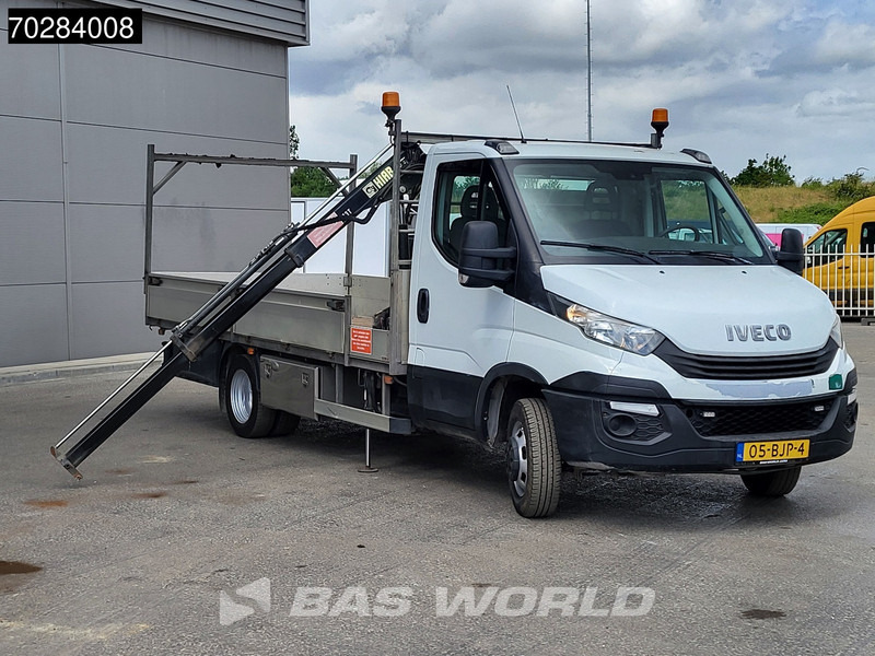 Iveco Daily 50C15 3.0L Euro6 Kraanwagen HIAB 013T PTO 3,5t Trekhaak Airco Cruise Kraan Crane Kranwagen Pickup Pritsche Airco Trekhaak Cruise - شاحنة توصيل مفتوحة: صورة 1 Iveco Daily 50C15 3.0L Euro6 Kraanwagen HIAB 013T PTO 3,5t Trekhaak Airco Cruise Kraan Crane Kranwagen Pickup Pritsche Airco Trekhaak Cruise - شاحنة توصيل مفتوحة: صورة 1