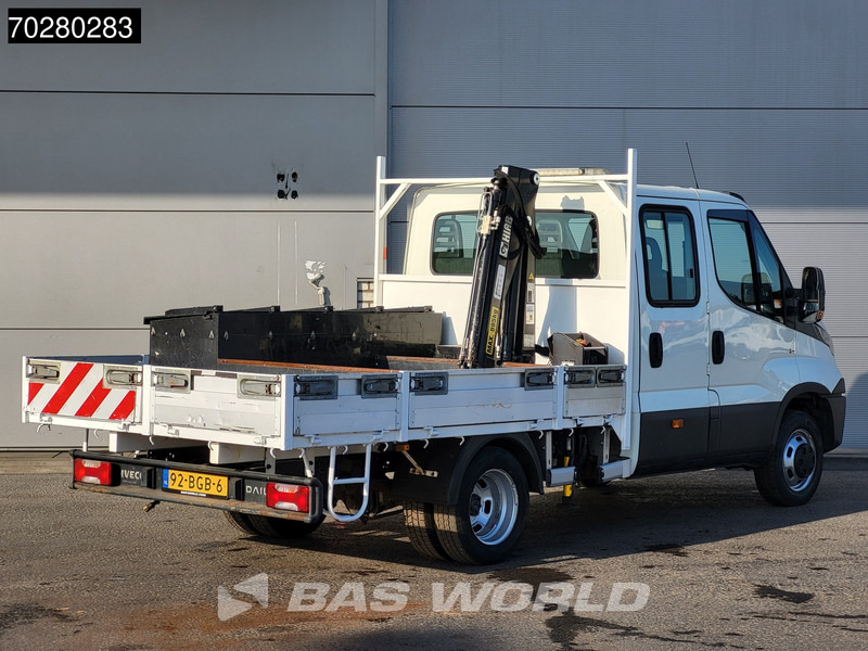 Iveco Daily 50C17 3,0L Automaat 170PK HIAB 017T-2 DC Open laadbak Dubbellucht Airco Euro6 Pickup Crane Kraanwagen Kranwagen Pritsche Airco D - شاحنة توصيل مفتوحة: صورة 3 Iveco Daily 50C17 3,0L Automaat 170PK HIAB 017T-2 DC Open laadbak Dubbellucht Airco Euro6 Pickup Crane Kraanwagen Kranwagen Pritsche Airco D - شاحنة توصيل مفتوحة: صورة 3