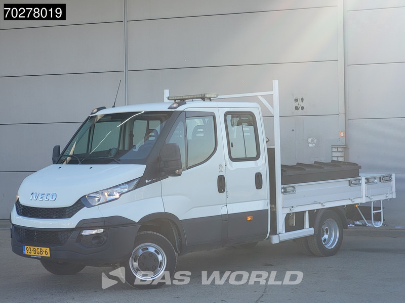 Iveco Daily 50C17 3.0L Automaat DC Open laadbak Kraan Hiab 017T-2 Airco APK 10-2025 Pickup Crane Kraanwagen Pritsche Airco Dubbel cabine - شاحنة توصيل مفتوحة: صورة 5 Iveco Daily 50C17 3.0L Automaat DC Open laadbak Kraan Hiab 017T-2 Airco APK 10-2025 Pickup Crane Kraanwagen Pritsche Airco Dubbel cabine - شاحنة توصيل مفتوحة: صورة 5