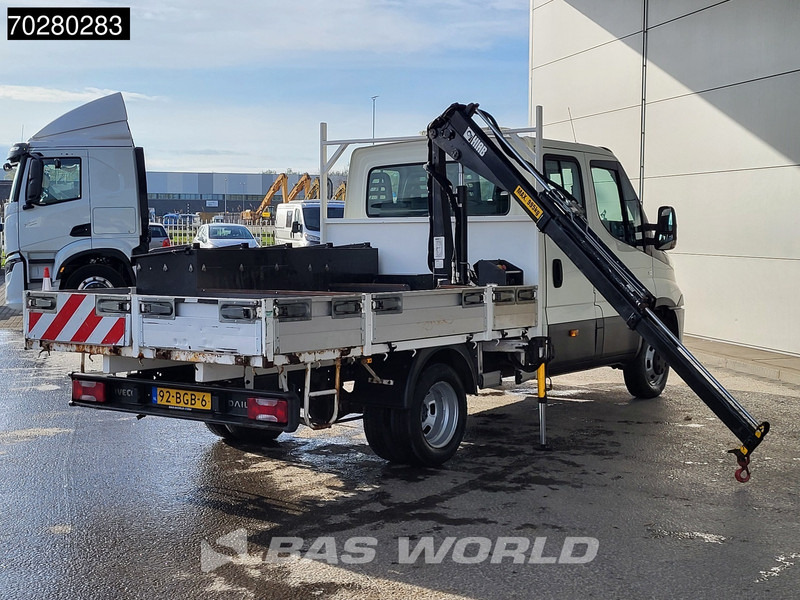 Iveco Daily 50C17 3,0L Automaat HIAB 017T-2 DC Open laadbak Dubbellucht Airco Euro6 Pickup Crane Kraanwagen Pritsche Airco Dubbel cabine - شاحنة توصيل مفتوحة: صورة 2 Iveco Daily 50C17 3,0L Automaat HIAB 017T-2 DC Open laadbak Dubbellucht Airco Euro6 Pickup Crane Kraanwagen Pritsche Airco Dubbel cabine - شاحنة توصيل مفتوحة: صورة 2