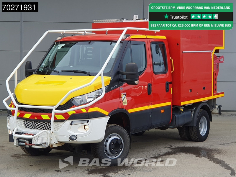 Iveco Daily 70C17 4x4 Achleitner Firetruck Brandweerwagen AWD Allrad Camper 1200liter Airco Dubbel cabine Trekhaak Cruise control - سيارة إسعاف: صورة 1 Iveco Daily 70C17 4x4 Achleitner Firetruck Brandweerwagen AWD Allrad Camper 1200liter Airco Dubbel cabine Trekhaak Cruise control - سيارة إسعاف: صورة 1