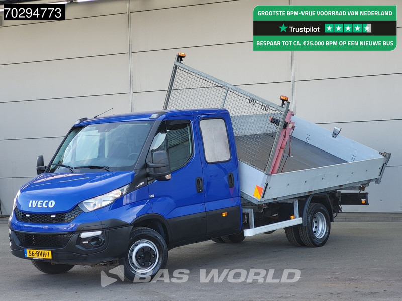 Iveco Daily 70C17 Drie-Zijdige 3.0L Kipper 7-tons Kraan Dubbellucht 170PK 3,5t Trekhaak Airco Tipper Benne Kieper Kraanwagen Crane Kranwagen - قلاب صغير: صورة 1 Iveco Daily 70C17 Drie-Zijdige 3.0L Kipper 7-tons Kraan Dubbellucht 170PK 3,5t Trekhaak Airco Tipper Benne Kieper Kraanwagen Crane Kranwagen - قلاب صغير: صورة 1