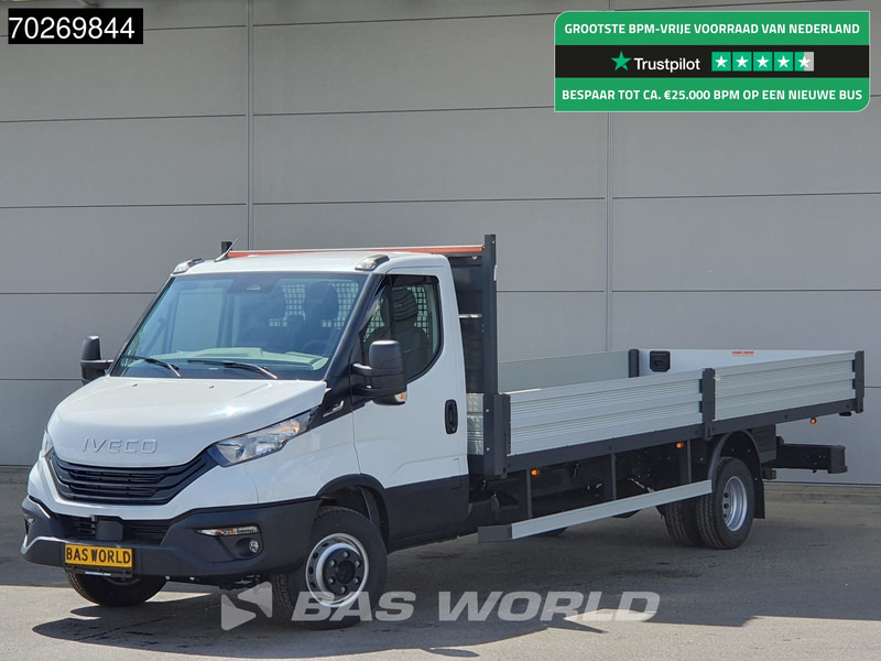 Iveco Daily 70C18 3.0L Automaat 525cm Open laadbak XXL Trekhaak ACC Navi Airco Pickup Pritsche Airco Trekhaak - شاحنة توصيل مفتوحة: صورة 1 Iveco Daily 70C18 3.0L Automaat 525cm Open laadbak XXL Trekhaak ACC Navi Airco Pickup Pritsche Airco Trekhaak - شاحنة توصيل مفتوحة: صورة 1