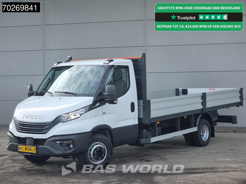 Iveco Daily 70C18 3.0L Automaat 525cm Open laadbak XXL Trekhaak ACC Navi Airco Pickup Pritsche Airco Trekhaak - شاحنة توصيل مفتوحة: صورة 1 Iveco Daily 70C18 3.0L Automaat 525cm Open laadbak XXL Trekhaak ACC Navi Airco Pickup Pritsche Airco Trekhaak - شاحنة توصيل مفتوحة: صورة 1