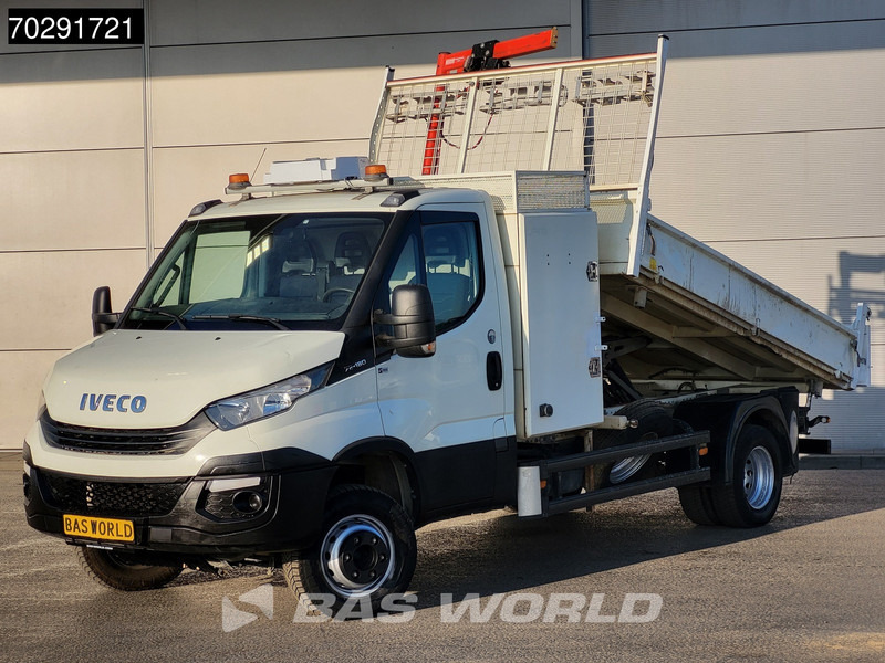 Iveco Daily 70C18 3.0L Open Laadbak 500KG Kraan Kraanwagen Open Laadbak 3,5t Trekhaak Airco Cruise Euro6 Kraan Crane Kranwagen Pritsche Pick - شاحنة توصيل مفتوحة: صورة 5 Iveco Daily 70C18 3.0L Open Laadbak 500KG Kraan Kraanwagen Open Laadbak 3,5t Trekhaak Airco Cruise Euro6 Kraan Crane Kranwagen Pritsche Pick - شاحنة توصيل مفتوحة: صورة 5