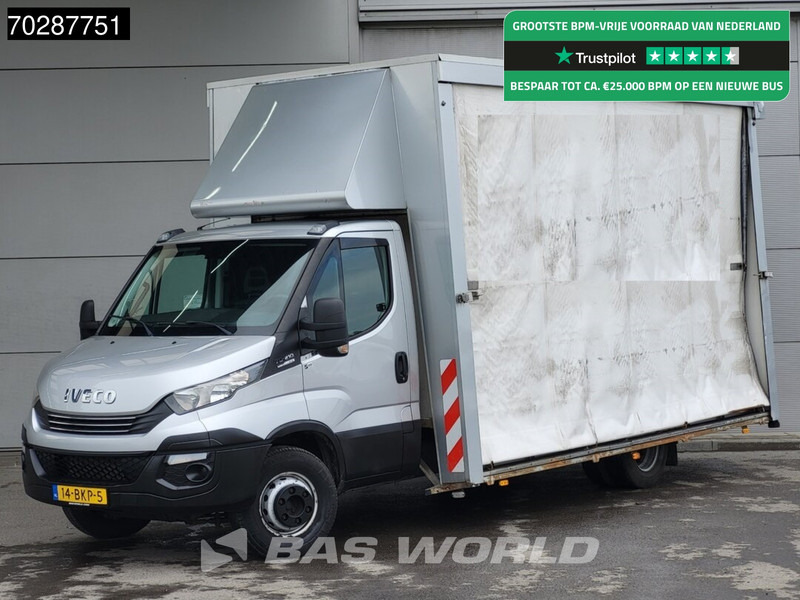 شاحنة توصيل مغلقة Iveco Daily 70C21 3.0L Glasresteel Automaat Luchtvering Airco Cruise Camera Euro6 Bakwagen Resteel Glas Koffer Airco Cruise control: صورة 1
