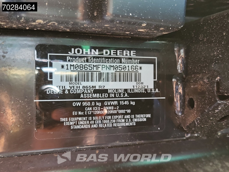 تأجير John Deere Gator XUV865M John Deere Gator XUV865M: صورة 16 تأجير John Deere Gator XUV865M John Deere Gator XUV865M: صورة 16