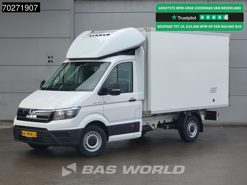 MAN TGE 3.140 Koelwagen Zijdeur Carrier CITIMAX 280 Bakwagen Koel Koeler KÜHLER 13m3 Airco - شاحنة توصيل مبردة: صورة 1 MAN TGE 3.140 Koelwagen Zijdeur Carrier CITIMAX 280 Bakwagen Koel Koeler KÜHLER 13m3 Airco - شاحنة توصيل مبردة: صورة 1