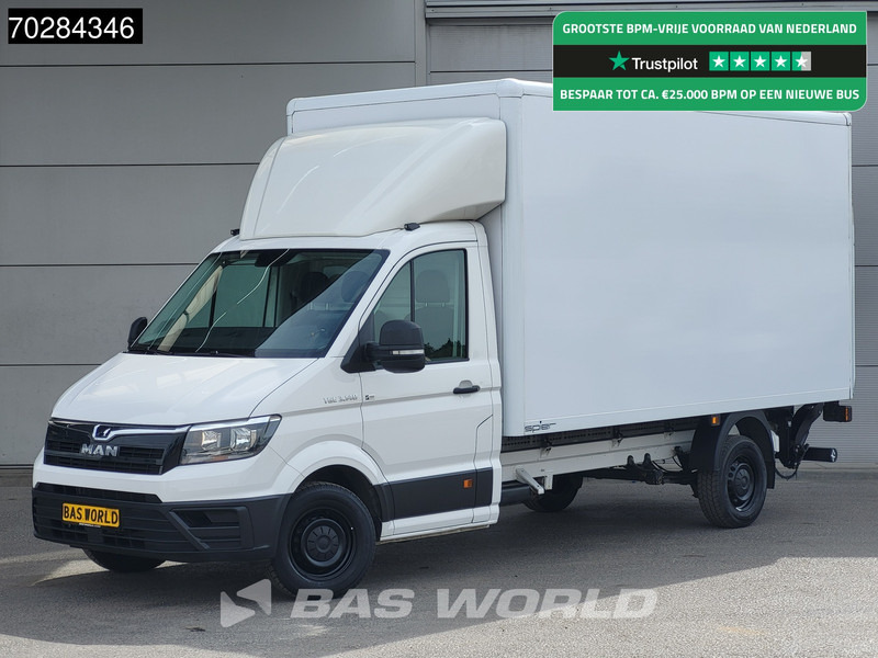 MAN TGE 3.140 Laadklep Bakwagen Airco Cruise Camera Euro6 Meubelbak Koffer 20m3 Airco Cruise control - شاحنة بصندوق مغلق: صورة 1 MAN TGE 3.140 Laadklep Bakwagen Airco Cruise Camera Euro6 Meubelbak Koffer 20m3 Airco Cruise control - شاحنة بصندوق مغلق: صورة 1