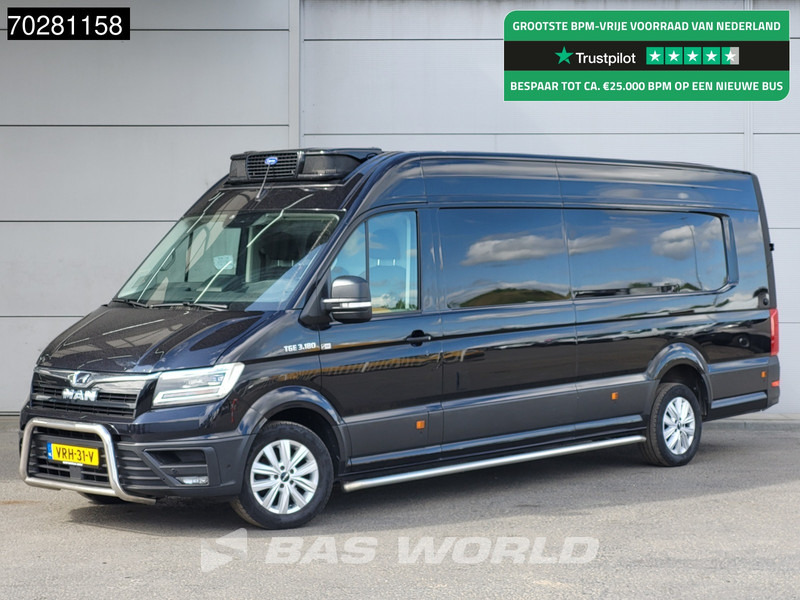 MAN TGE 3.180 Koelwagen Bi-Temp Vriezer Automaat Carrier Pulsor 400mt 230V stekker Trekhaak ACC LED Navi Airco Camera Parkeersensoren Koel Koe - شاحنة توصيل مبردة: صورة 1 MAN TGE 3.180 Koelwagen Bi-Temp Vriezer Automaat Carrier Pulsor 400mt 230V stekker Trekhaak ACC LED Navi Airco Camera Parkeersensoren Koel Koe - شاحنة توصيل مبردة: صورة 1