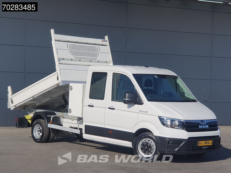 MAN TGE 5.120 Kipper met Kist Dubbel Cabine Dubbellucht 3,5t Trekhaak Navi Airco Cruise Camera Euro6 Tipper Benne Kieper 2m3 Airco Trekhaak Cr - قلاب صغير: صورة 3 MAN TGE 5.120 Kipper met Kist Dubbel Cabine Dubbellucht 3,5t Trekhaak Navi Airco Cruise Camera Euro6 Tipper Benne Kieper 2m3 Airco Trekhaak Cr - قلاب صغير: صورة 3