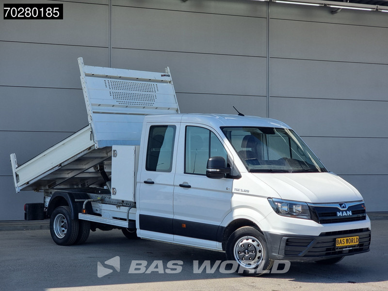 MAN TGE 5.120 Kipper met Kist Dubbel Cabine Dubbellucht 3,5t Trekhaak Navi Airco Cruise Camera Tipper Benne Kieper m3 Airco Dubbel cabine Trek - قلاب صغير: صورة 3 MAN TGE 5.120 Kipper met Kist Dubbel Cabine Dubbellucht 3,5t Trekhaak Navi Airco Cruise Camera Tipper Benne Kieper m3 Airco Dubbel cabine Trek - قلاب صغير: صورة 3