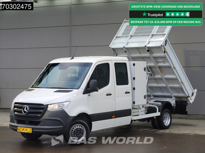 Mercedes-Benz Sprinter 514 CDI Dubbel Cabine Kipper met Kist Dubbellucht 3,5t Trekhaak Airco Cruise Euro6 Tipper Benne Kipper DC Doka Airco Trekhaak Cr - قلاب صغير: صورة 1 Mercedes-Benz Sprinter 514 CDI Dubbel Cabine Kipper met Kist Dubbellucht 3,5t Trekhaak Airco Cruise Euro6 Tipper Benne Kipper DC Doka Airco Trekhaak Cr - قلاب صغير: صورة 1