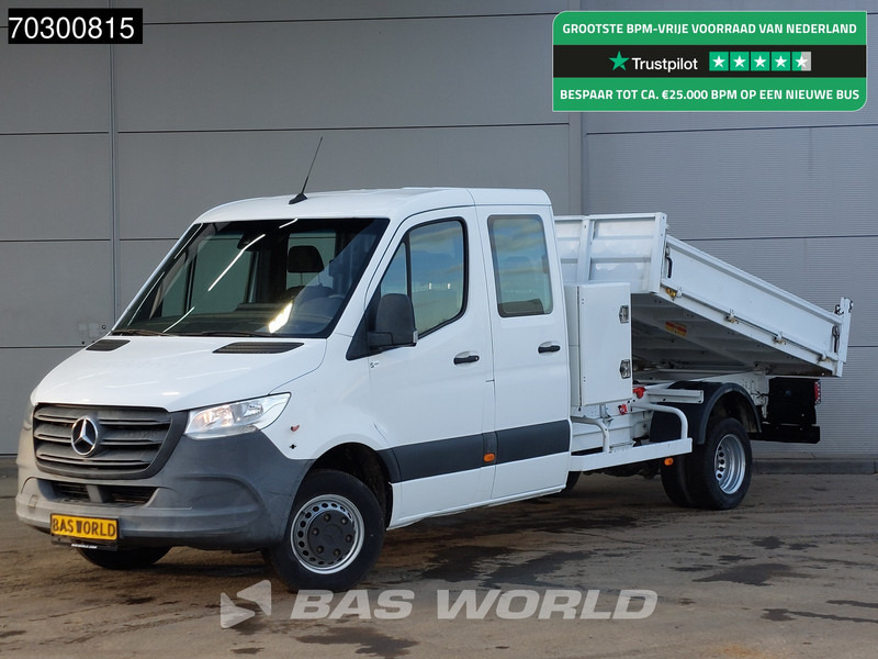 Mercedes-Benz Sprinter 514 CDI Kipper met Kist Dubbel Cabine Dubbellucht 3,5t Trekhaak Airco Cruise Euro6 Tipper Benne Kieper Airco Trekhaak Cruise con - قلاب صغير: صورة 1 Mercedes-Benz Sprinter 514 CDI Kipper met Kist Dubbel Cabine Dubbellucht 3,5t Trekhaak Airco Cruise Euro6 Tipper Benne Kieper Airco Trekhaak Cruise con - قلاب صغير: صورة 1