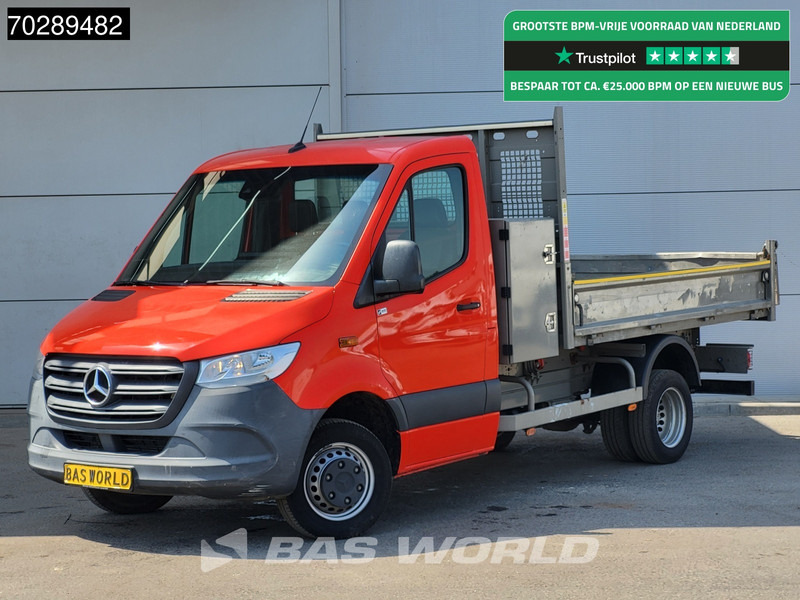 Mercedes-Benz Sprinter 514 CDI Open Laadbak met Kist Dubbellucht 3,5t Trekhaak Airco Cruise Euro6 Pritsche Pickup Open Box 2m3 Airco Trekhaak Cruise co - شاحنة توصيل مفتوحة: صورة 1 Mercedes-Benz Sprinter 514 CDI Open Laadbak met Kist Dubbellucht 3,5t Trekhaak Airco Cruise Euro6 Pritsche Pickup Open Box 2m3 Airco Trekhaak Cruise co - شاحنة توصيل مفتوحة: صورة 1