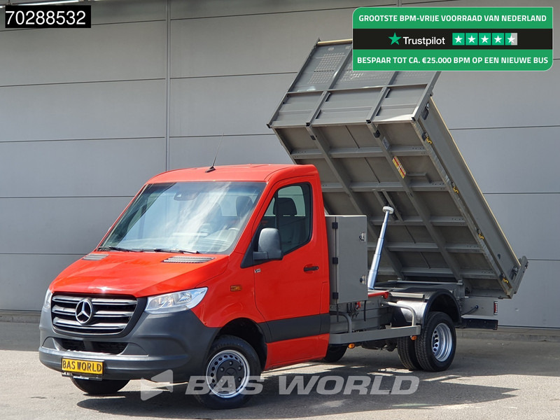 Mercedes-Benz Sprinter 514 CDI Open Laadbak met Kist Dubbellucht 3,5t Trekhaak Airco Cruise Euro6 Pritsche Pickup Open Box 2m3 Airco Trekhaak Cruise co - شاحنة توصيل مفتوحة: صورة 1 Mercedes-Benz Sprinter 514 CDI Open Laadbak met Kist Dubbellucht 3,5t Trekhaak Airco Cruise Euro6 Pritsche Pickup Open Box 2m3 Airco Trekhaak Cruise co - شاحنة توصيل مفتوحة: صورة 1