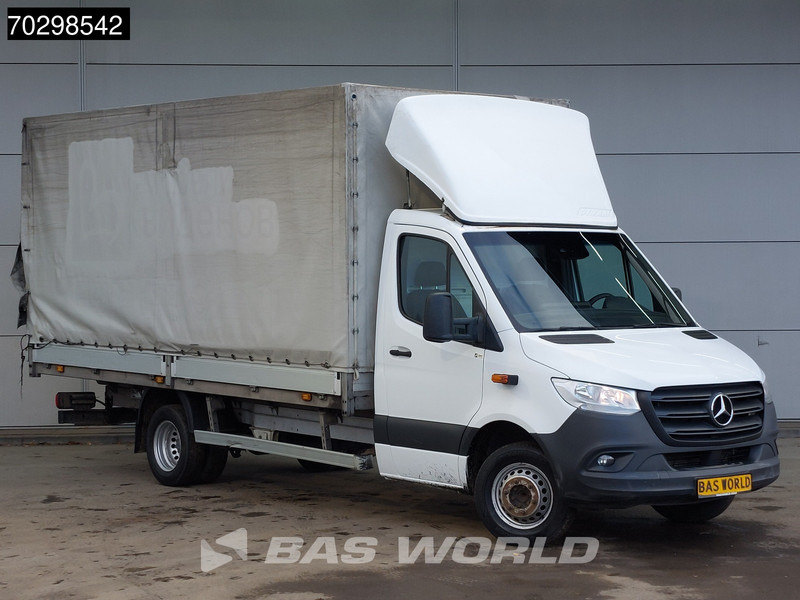 Mercedes-Benz Sprinter 519 CDI 3.0L V6 Automaat 484cm Dubbellucht Huif Bakwagen 190PK Airco Cruise Euro6 Meubelbak Koffer Airco - شاحنة مغلقة بستائر جانبية: صورة 3 Mercedes-Benz Sprinter 519 CDI 3.0L V6 Automaat 484cm Dubbellucht Huif Bakwagen 190PK Airco Cruise Euro6 Meubelbak Koffer Airco - شاحنة مغلقة بستائر جانبية: صورة 3