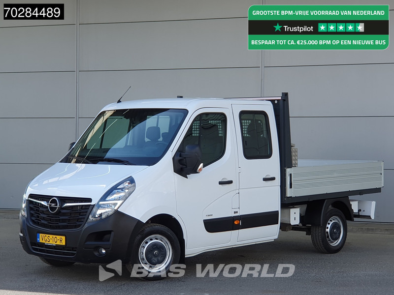 Opel Movano 135PK Open Laadbak Dubbel Cabine Trekhaak LED Airco Cruise Euro6 Pritsche Pickup Open Box Airco Trekhaak Cruise control - شاحنة توصيل مفتوحة: صورة 1 Opel Movano 135PK Open Laadbak Dubbel Cabine Trekhaak LED Airco Cruise Euro6 Pritsche Pickup Open Box Airco Trekhaak Cruise control - شاحنة توصيل مفتوحة: صورة 1