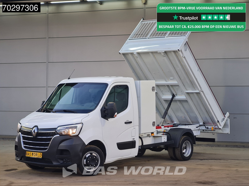 Renault Master 145PK Kipper met Kist Dubbellucht 3,5t Trekhaak LED Airco Cruise Euro6 Kieper Tipper Benne Airco Trekhaak Cruise control - قلاب صغير: صورة 1 Renault Master 145PK Kipper met Kist Dubbellucht 3,5t Trekhaak LED Airco Cruise Euro6 Kieper Tipper Benne Airco Trekhaak Cruise control - قلاب صغير: صورة 1