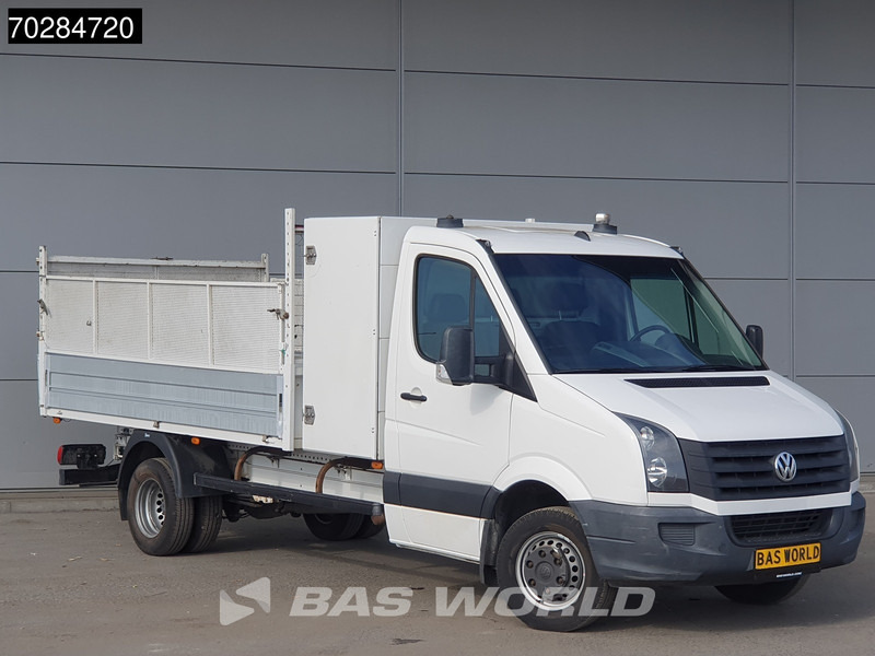 Volkswagen Crafter 136pk Open Laadbak met Kist Dubbellucht 3,5t Trekhaak Airco Euro6 Tipper Benne Kieper Airco Trekhaak - شاحنة توصيل مفتوحة: صورة 3 Volkswagen Crafter 136pk Open Laadbak met Kist Dubbellucht 3,5t Trekhaak Airco Euro6 Tipper Benne Kieper Airco Trekhaak - شاحنة توصيل مفتوحة: صورة 3