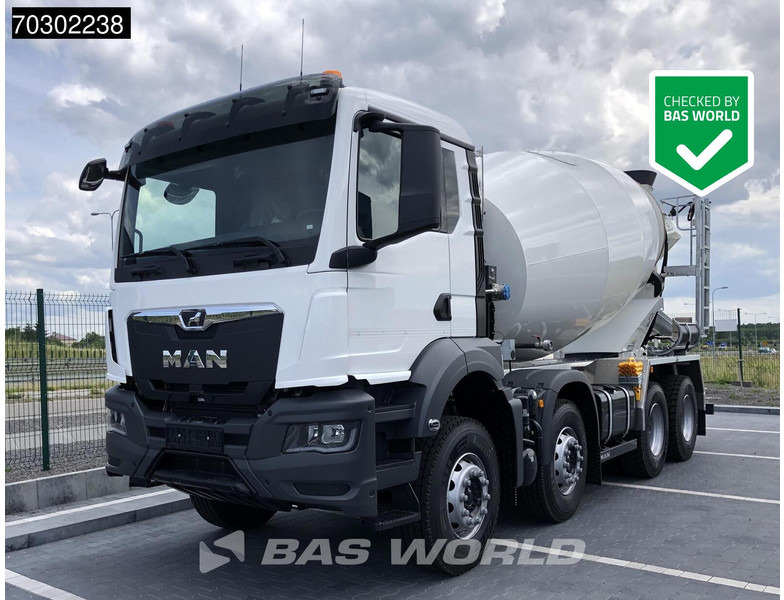 MAN TGS 41.400 8X4 10m3 FML mixer Steelsuspension Manual Airco EURO 2 - شاحنة خلاطة خرسانة: صورة 1 MAN TGS 41.400 8X4 10m3 FML mixer Steelsuspension Manual Airco EURO 2 - شاحنة خلاطة خرسانة: صورة 1
