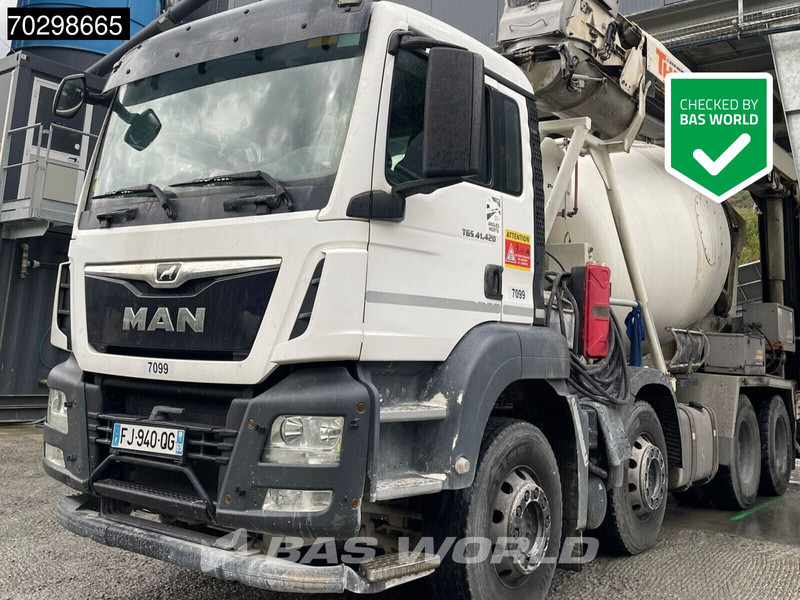 MAN TGS TGS 8X4 8m3 Putzmeister Mixer Big-Axle Steelsuspension Euro 6 - شاحنة خلاطة خرسانة: صورة 1 MAN TGS TGS 8X4 8m3 Putzmeister Mixer Big-Axle Steelsuspension Euro 6 - شاحنة خلاطة خرسانة: صورة 1