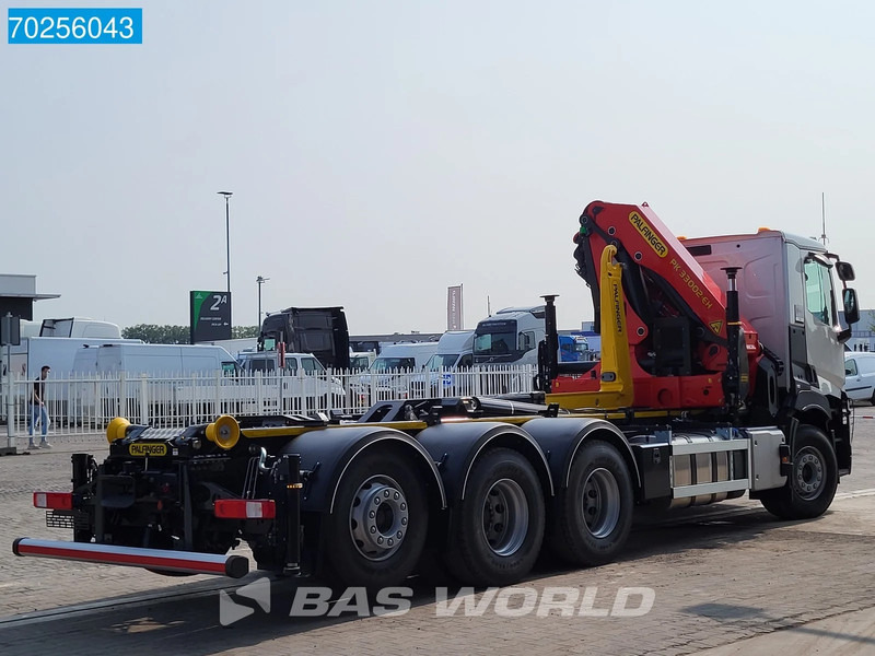 شاحنة برافعة خطافية, شاحنة كرين للبيع  Renault C 480 8X4 NEW! Palfinger PK33002 Kran Crane + 22tons Pallift EURO 6: صورة 15