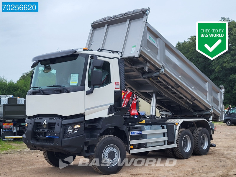 Renault K 520 6X6 6x6 Big-Axle 6m3 3-Seiten-Kipper Automatic Euro 6 - شاحنة قلاب: صورة 1 Renault K 520 6X6 6x6 Big-Axle 6m3 3-Seiten-Kipper Automatic Euro 6 - شاحنة قلاب: صورة 1