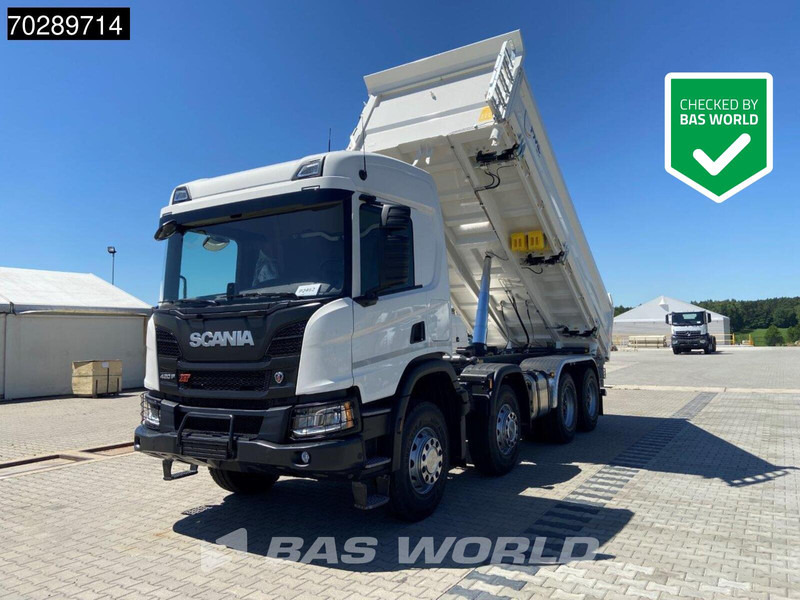 Scania P420 8X4 NEW! 13,5m3 3-way tipper Hardox450 Steel Steelsuspension Euro 6 - شاحنة قلاب: صورة 1 Scania P420 8X4 NEW! 13,5m3 3-way tipper Hardox450 Steel Steelsuspension Euro 6 - شاحنة قلاب: صورة 1