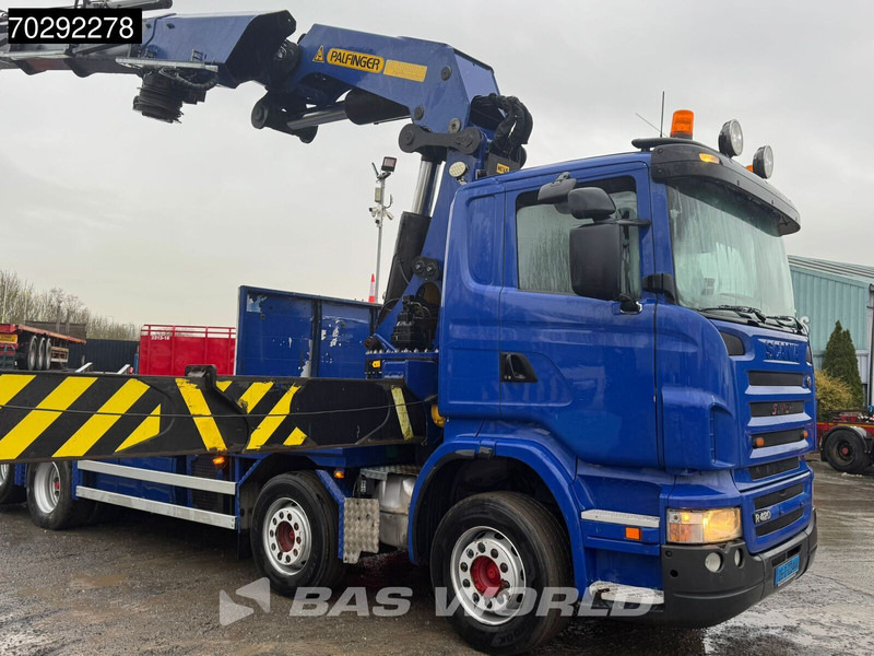Scania R420 8X2 Palfinger PK100002 Crane Kran + PJ170 JIB Lift Axle Euro 4 - شاحنات مسطحة, شاحنة كرين: صورة 5 Scania R420 8X2 Palfinger PK100002 Crane Kran + PJ170 JIB Lift Axle Euro 4 - شاحنات مسطحة, شاحنة كرين: صورة 5