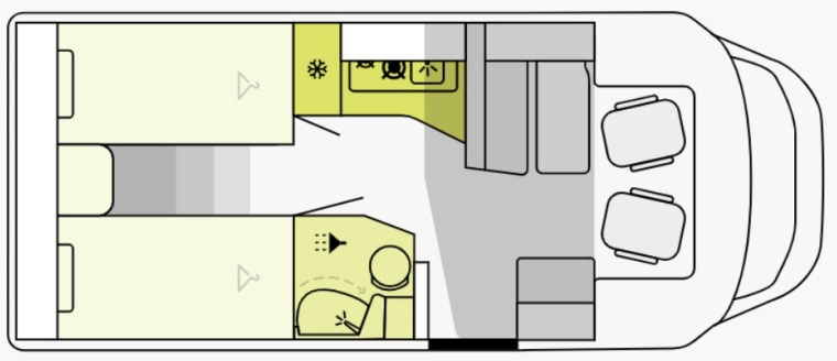 Etrusco T 6.9 SB - موتر هوم شبه متكامل: صورة 1 Etrusco T 6.9 SB - موتر هوم شبه متكامل: صورة 1