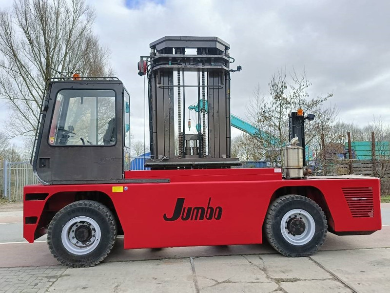 Jumbo J/SH 120/14/75 zijlader side forklift stapler 12 T - شاحنة بلودر جانبي: صورة 1 Jumbo J/SH 120/14/75 zijlader side forklift stapler 12 T - شاحنة بلودر جانبي: صورة 1